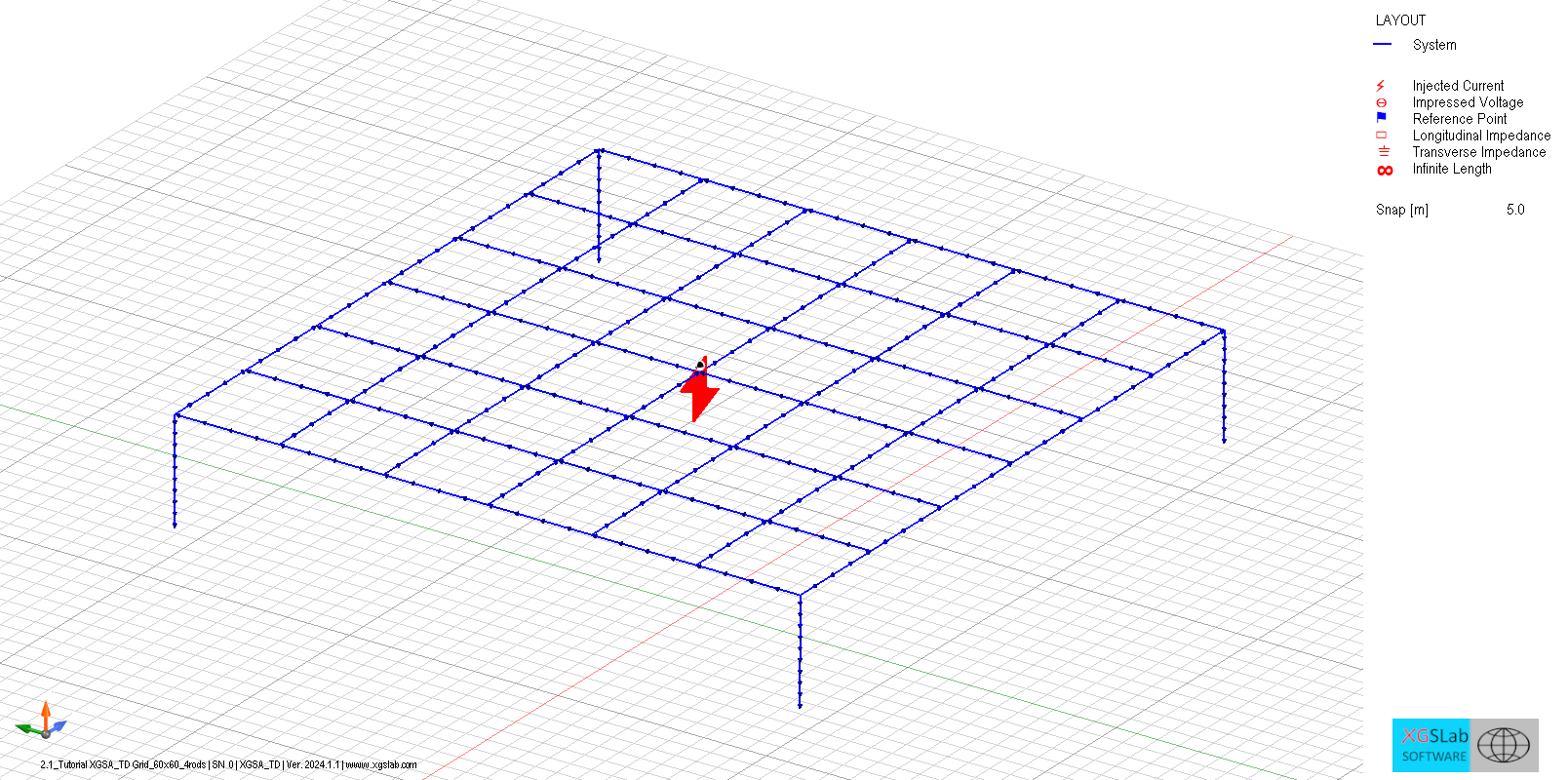 Transient voltage waveform